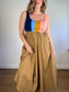 STAUD Designer "Cropped Wells Striped Tank Top" NWT (Size L)