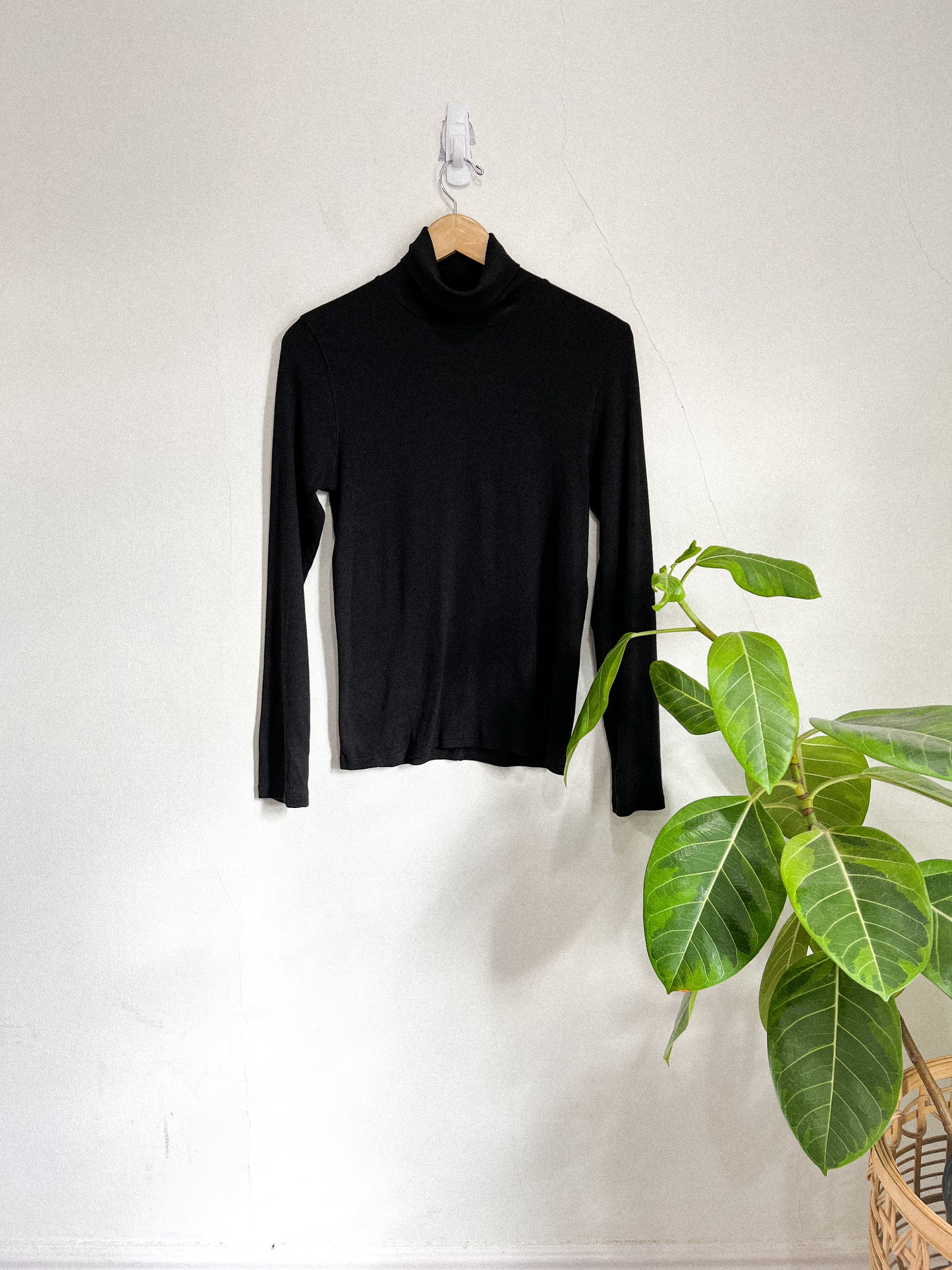 Everlane Black Turtleneck (Size L)