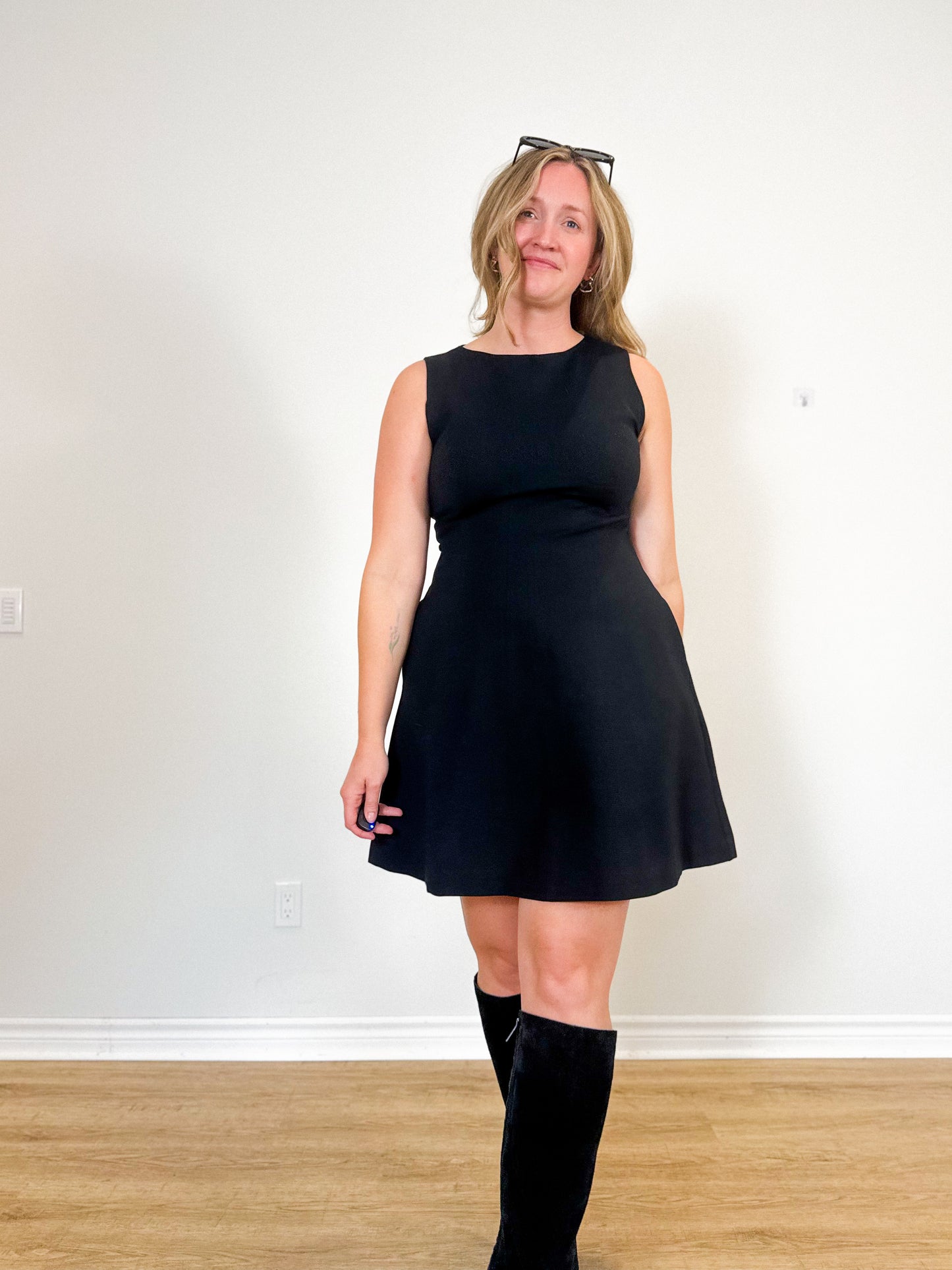Spanx "Fit & Flare Dress in Black" (Size L)