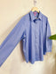 Blue Cotton Button Down (Size L)