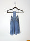CAMI NYC "Racer Charmeuse Silk Camisole in Blue/White Check" (Size S)