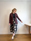 Scotch & Soda Diamond Print Blazer in Red/Black (Size S/M)
