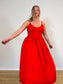 Torn by Ronny Kobo "Monica Dress in Red" (Size S/M)