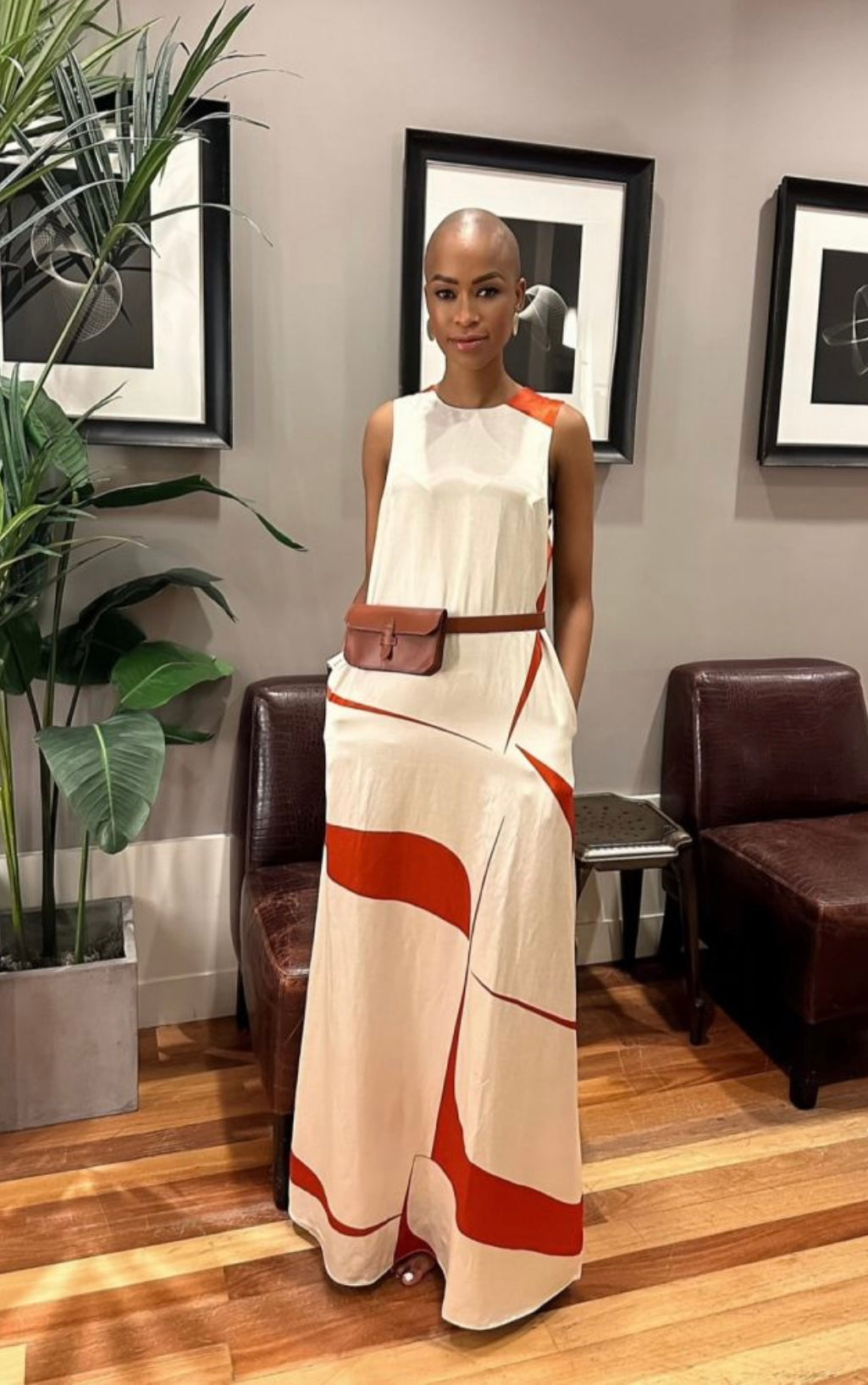 Banana Republic "Lalia Satin Maxi Dress" SOLD AS IS (Size XS/S)