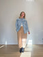 AFRM Light Wash Denim Jacket (Size M/L)