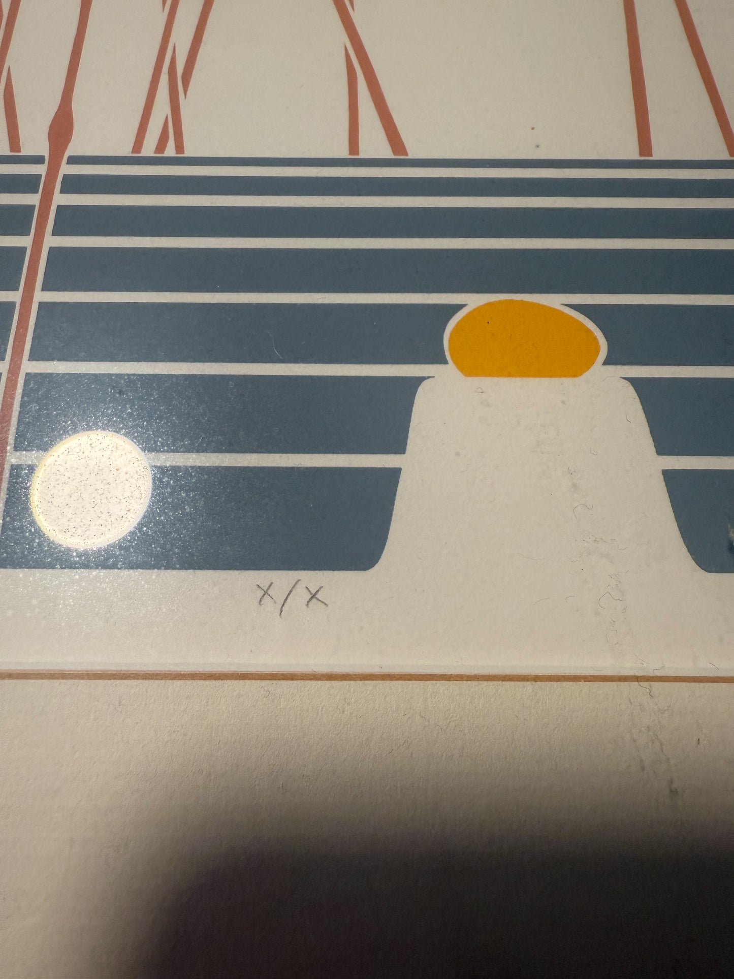 FLAMINGOLD Framed & Signed Print by Ikki Matsumoto (PICK UP OR LOCAL DELIVERY ONLY)