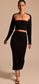 BLEUSALT Sustainable  "The Tube Skirt in Sand" (Size S)