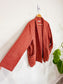 Only Child Slow Fashion "Cardiff Linen Work Jacket" in Terracotta (Size M/L)