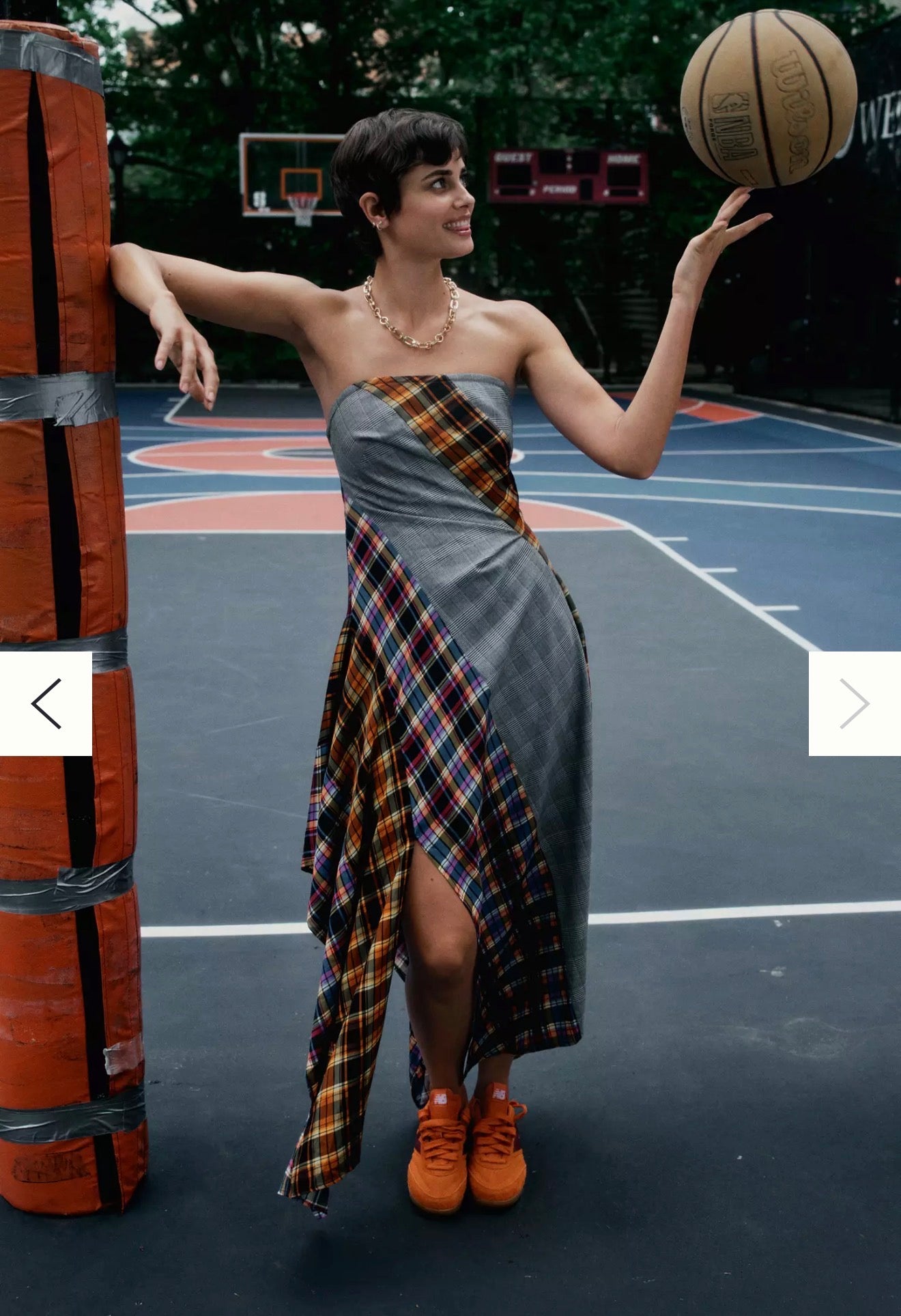 Anthropologie "Maeve Strapless Asymmetrical Midi Dress in Mixed Print" NWT (Size S)