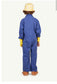 The Animal Observatory Slow Fashion  "Blue Grasshopper Jumpsuit" (Size 4Y) KIDS