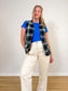 Vintage Plaid Wool Vest (Size M/L)