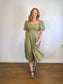 Wilfred "Ascot Linen Dress in Sage Green" (Size 12)