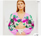 Caroline Constas Linen Twist Front Crop Top NWT (Size S)