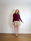 Vince Cashmere Sweater in Maroon (Size S)
