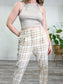 Wilfred Effortless Pant in Neutral Plaid (Size 14)