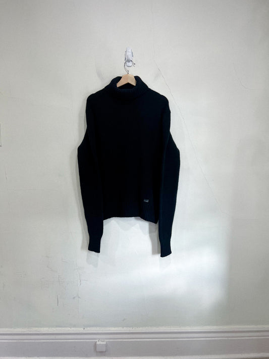 Polo Ralph Lauren Wool & Cashmere Turtleneck Sweater in Black (Size M)