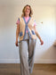 Vintage Chunky Knit Sweater Vest (Size L)