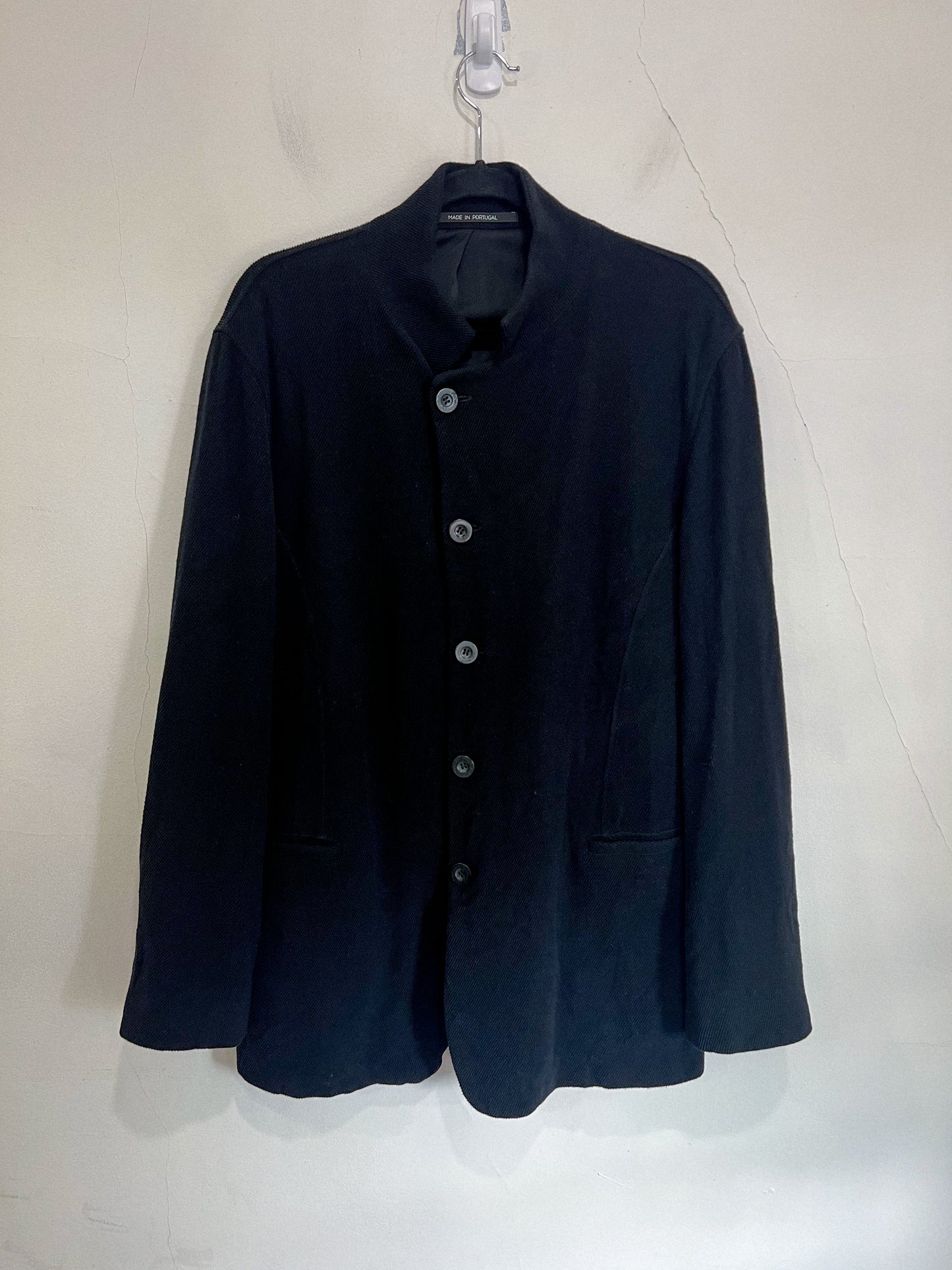 Vintage Harry Rosen x Armani Wool Coat in Black (Size M)