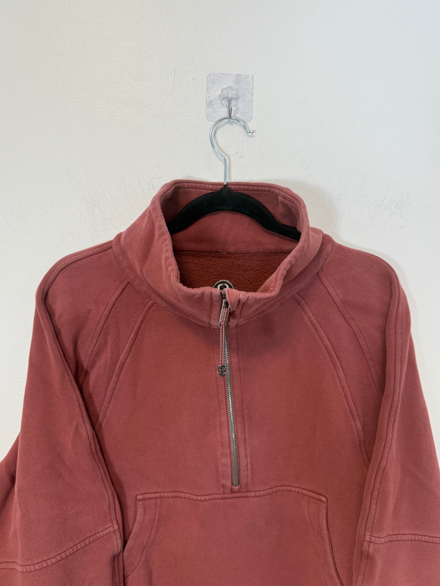 Lululemon "Scuba Oversized Full Zip Hoodie in Maroon" (Size XL/XXL)