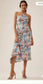 Anthropologie "Halter Midi Slip Dress in Floral" NWT (Size M)