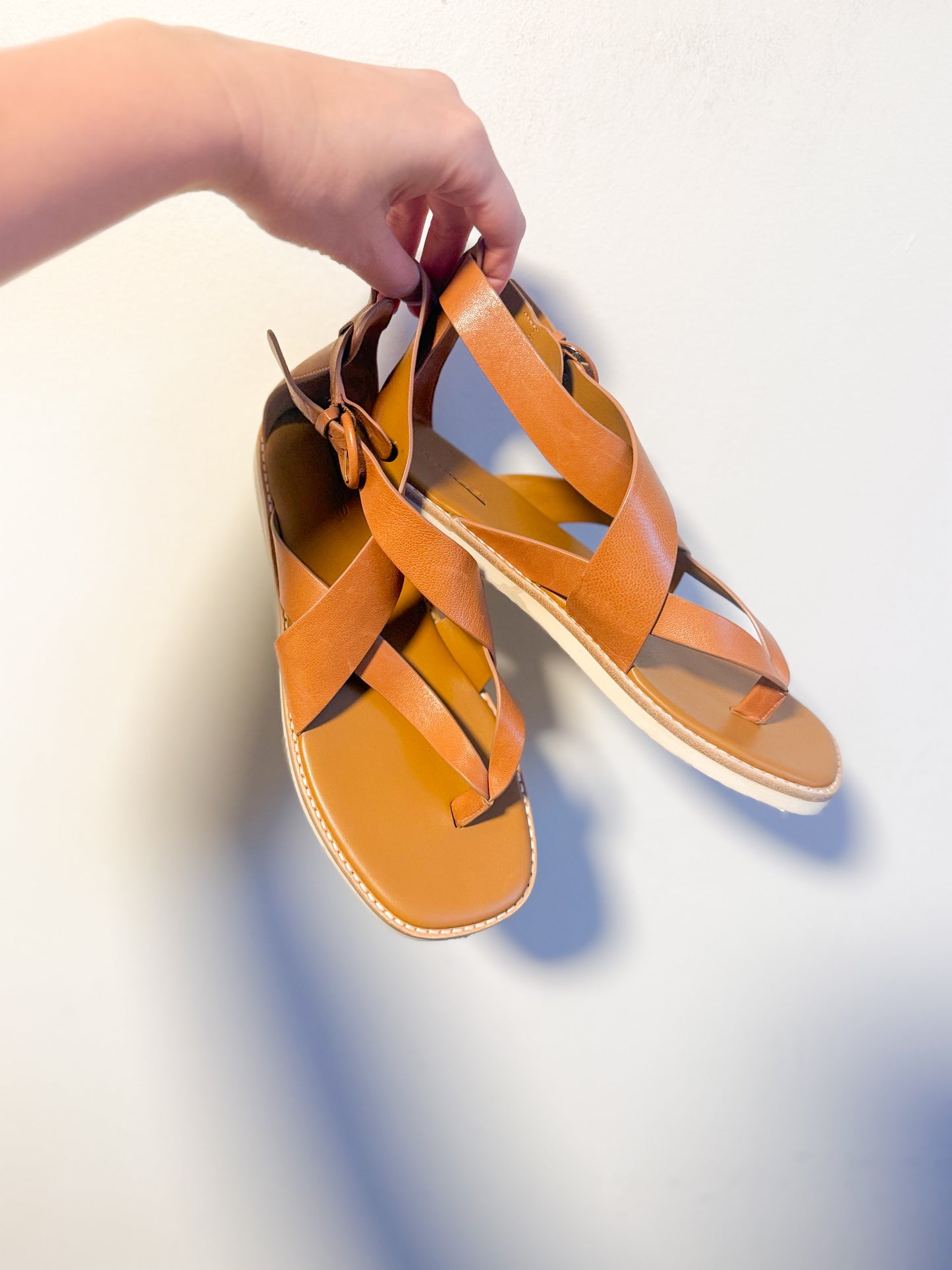 Vince Morris Strappy Leather Sandals (Size 9)