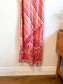 Vintage Slip Dress in Pink Stripe/Floral (Size M)