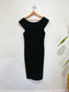 Banana Republic Italian Wool Off the Shoulder Knit Dress in Black (Size 10)