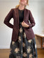 Gudrun Sjoden Floral Cotton Midi Skirt (Size L)