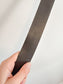 Black Leather Belt with Double Circle Buckle (Size M/L)