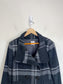 CINZIA ROCCA due Wool & Cashmere Coat in Charcoal Plaid (Size 12)