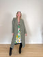 Torn by Ronny Kobo Tyra Peacoat in Moss Green (Size L)