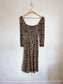 Reformation "Sigmund Dress in Leopard Print" (Size 4P)