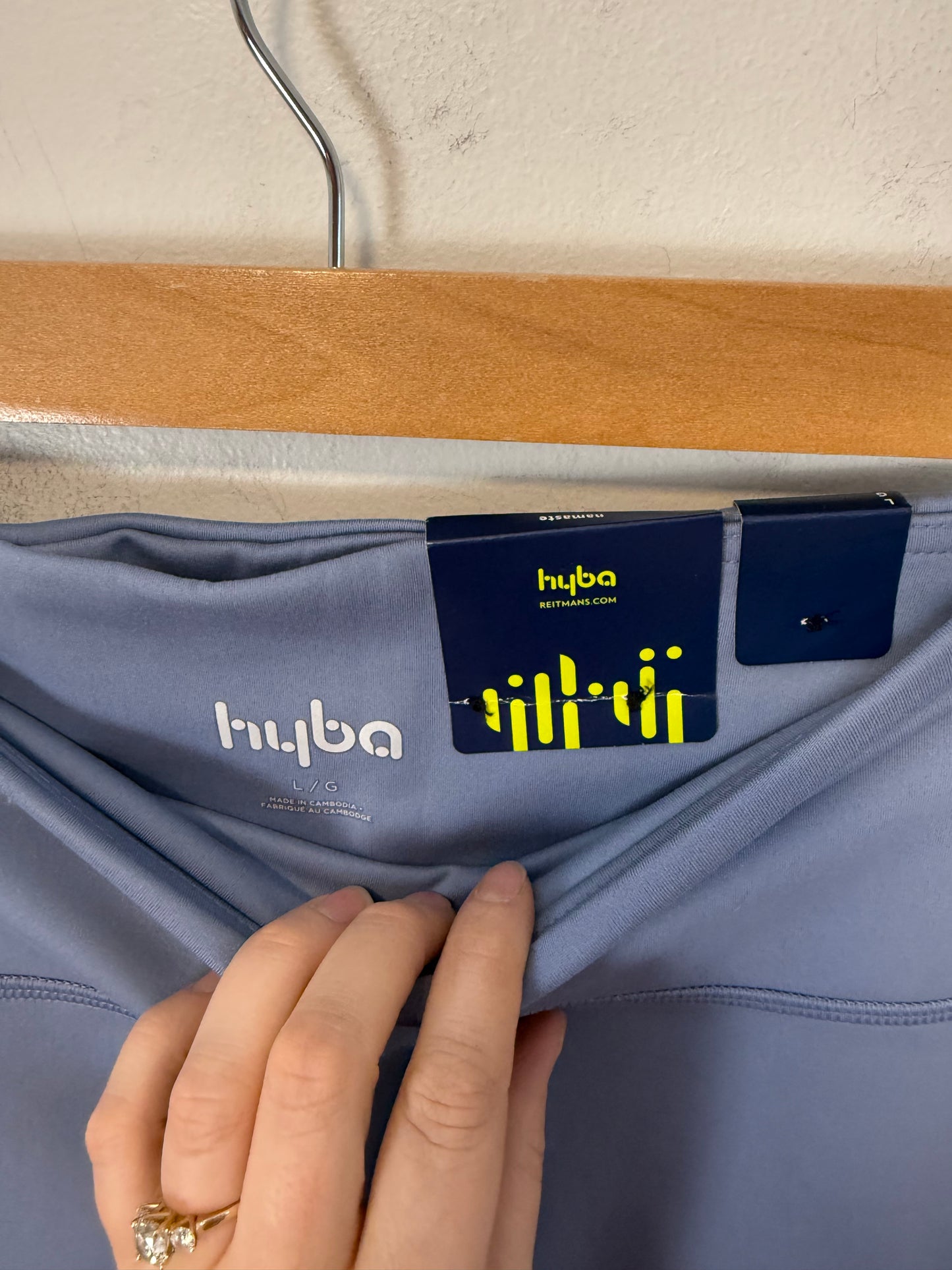 Hyba Athletic Tights in Slate Blue NWT (Size L)