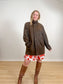 Vintage Danier Leather Coat in Brown (Size L)