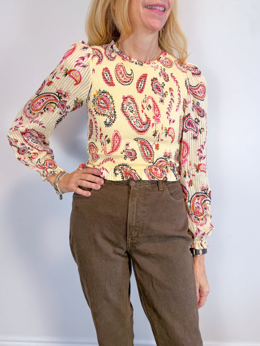 Wilfred "Tempest Blouse in Paisley Print" (Size S)