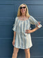 TULAROSA "Sara Dress in Chambray Stripe" NWT (Size S/M)