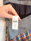 Anthropologie "Maeve Strapless Asymmetrical Midi Dress in Mixed Print" NWT (Size S)