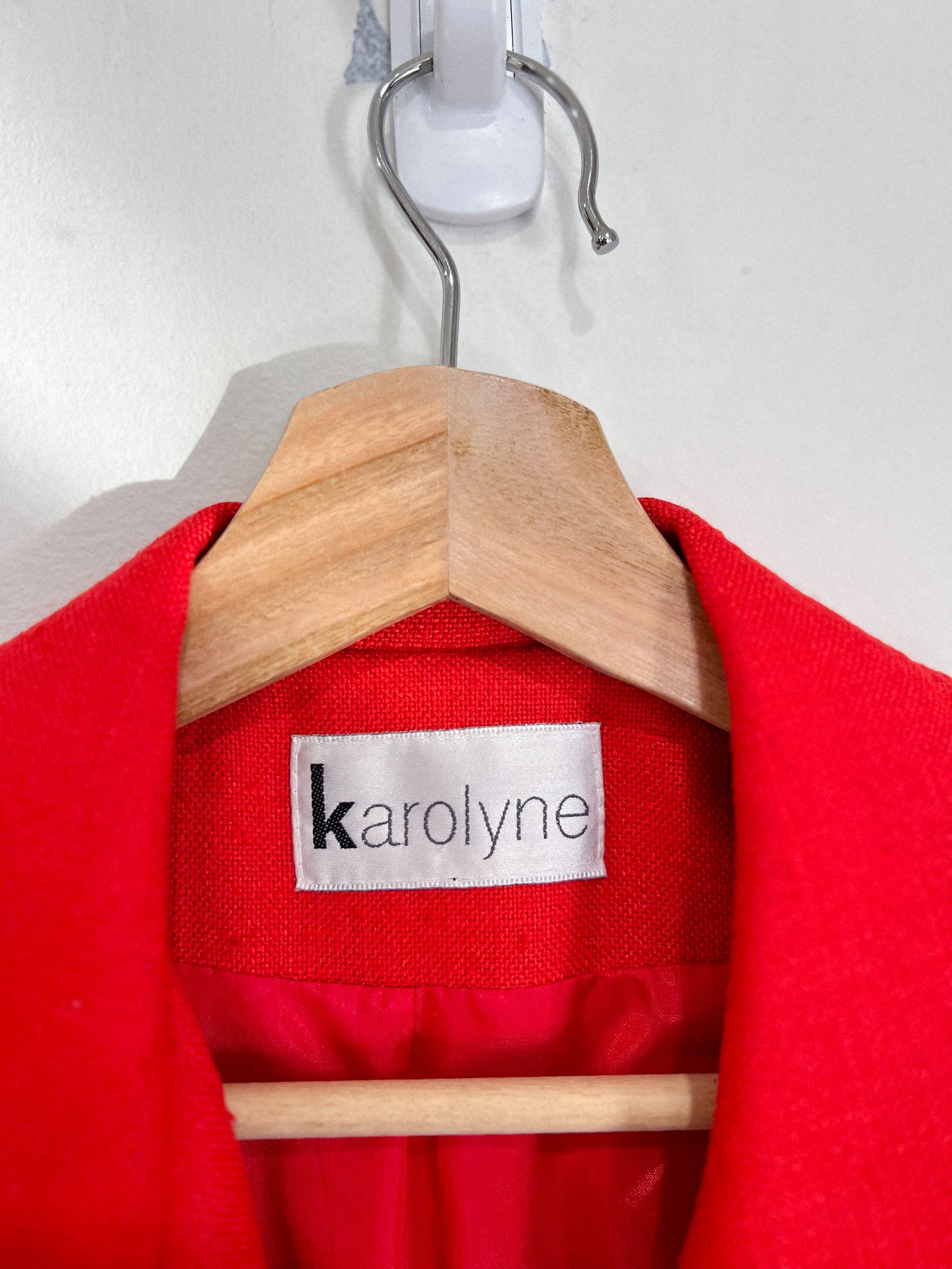 Vintage Red Blazer (Size L)