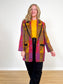 Vintage Quilted Blazer in Multi-Colour (Size XL)