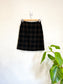 Vintage Wool Mini Skirt (Size 2)