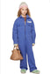 The Animal Observatory Slow Fashion  "Blue Grasshopper Jumpsuit" (Size 4Y) KIDS