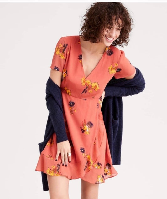 Madewell "Posey Cactus Flower Dress" (Size 8)