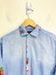 POLO Ralph Lauren Blouse with Patchwork & Embroidery SOLD AS IS (Size M)