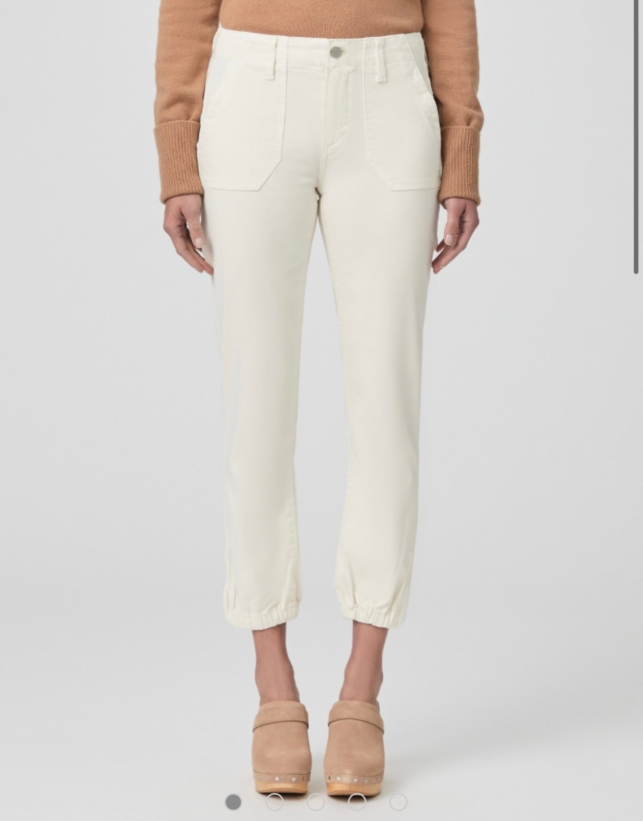 PAIGE Mayslie Jogger in White (Size 29)