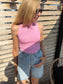 Heron Preston Designer Viscose Bodysuit in Pink (Size XS/S)