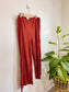 KOTN Terracotta Ribbed Loungewear Pants (Size XXL)