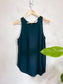 Wilfred Sleeveless Top in Dark Green (Size M)