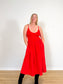 Torn by Ronny Kobo "Monica Dress in Red" (Size S/M)