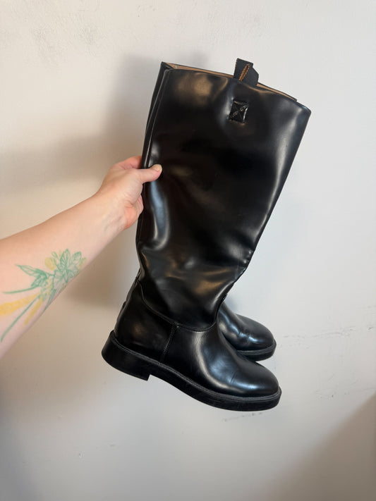 H&M Tall Black Boots (Size 11)