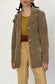 Vintage DKNY Suede Leather Jacket in Hazelnut (Size S)